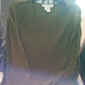 Nancy Heller for Saks Fifth Ave Silk Tunic